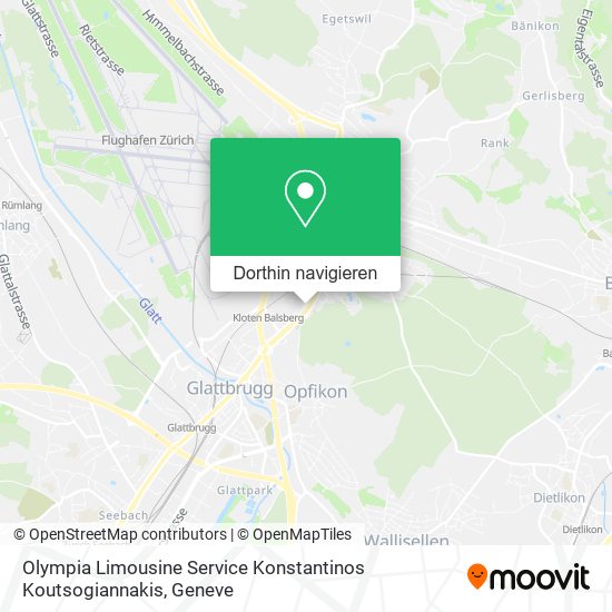 Olympia Limousine Service Konstantinos Koutsogiannakis Karte
