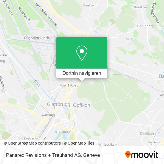 Panarex Revisions + Treuhand AG Karte