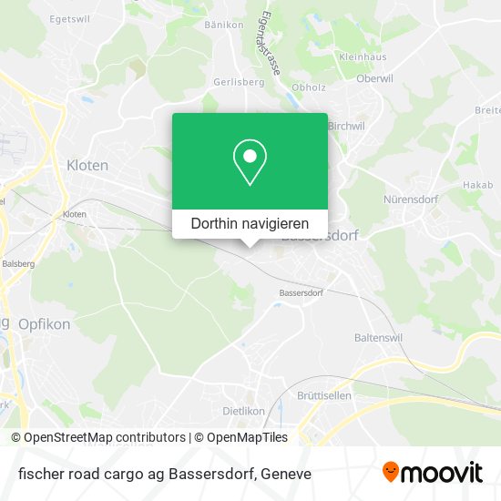 fischer road cargo ag Bassersdorf Karte
