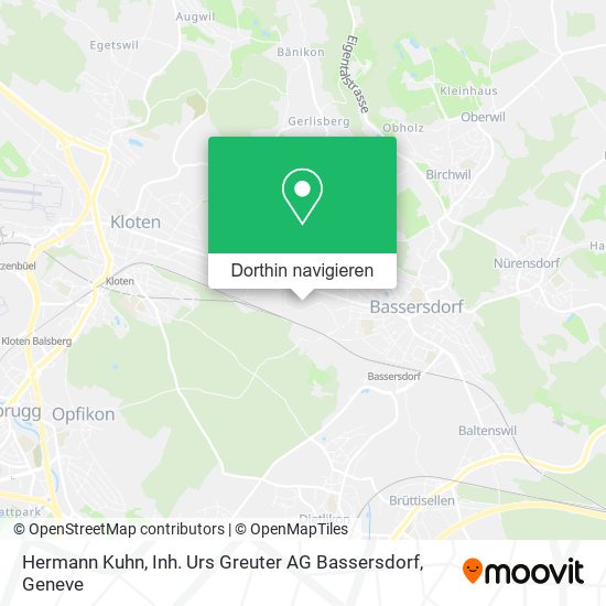 Hermann Kuhn, Inh. Urs Greuter AG Bassersdorf Karte