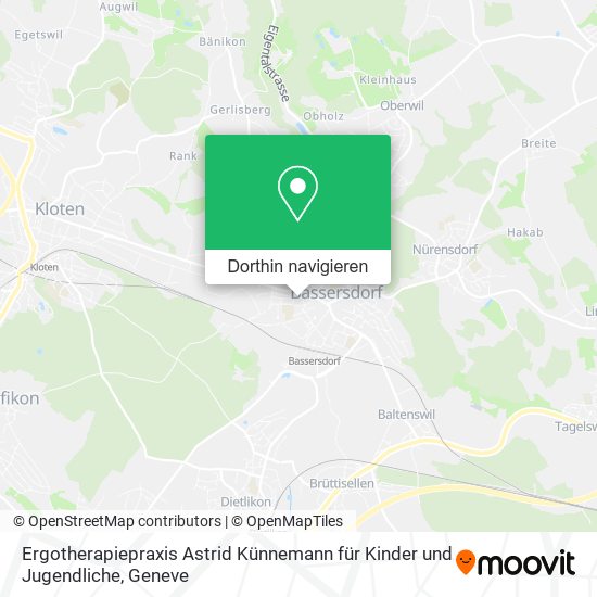 Ergotherapiepraxis Astrid Künnemann für Kinder und Jugendliche Karte