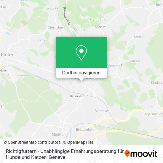 Richtigfüttern - Unabhängige Ernährungsberatung für Hunde und Katzen Karte