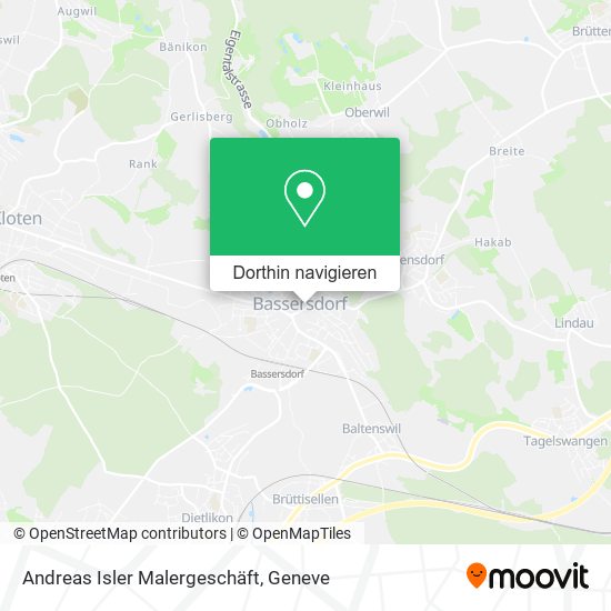 Andreas Isler Malergeschäft Karte