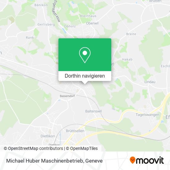 Michael Huber Maschinenbetrieb Karte