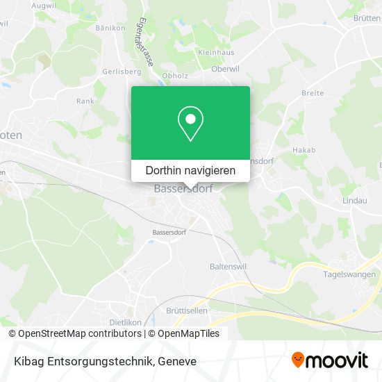 Kibag Entsorgungstechnik Karte