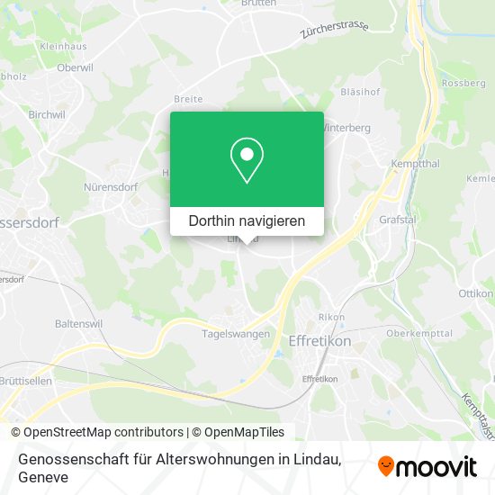 Genossenschaft für Alterswohnungen in Lindau Karte