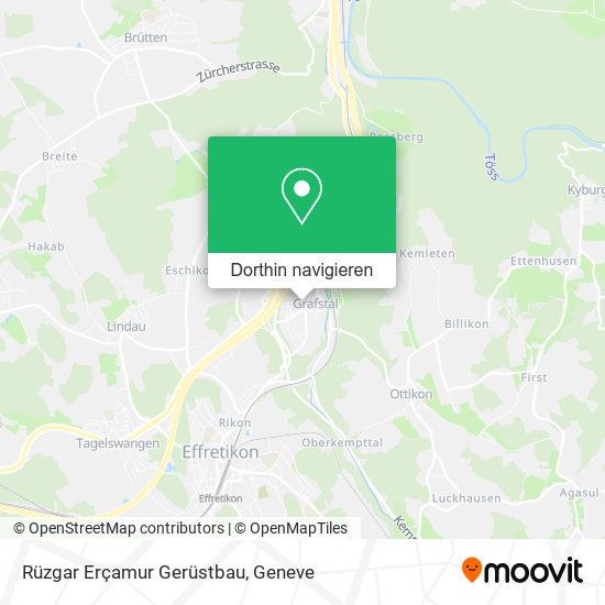 Rüzgar Erçamur Gerüstbau Karte