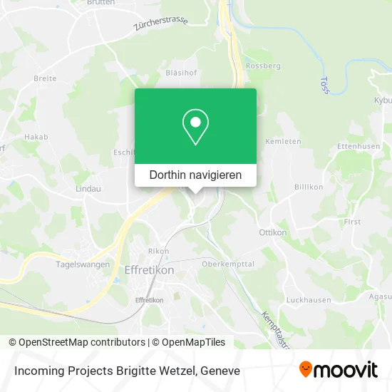 Incoming Projects Brigitte Wetzel Karte