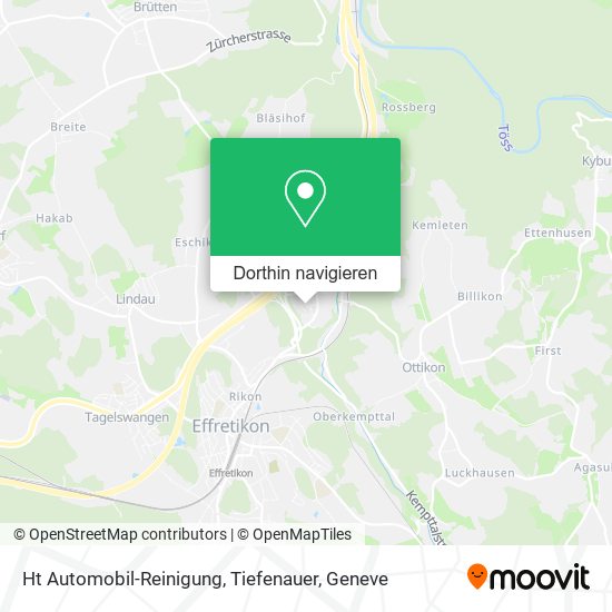 Ht Automobil-Reinigung, Tiefenauer Karte