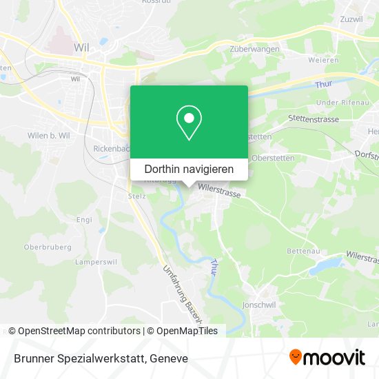 Brunner Spezialwerkstatt Karte