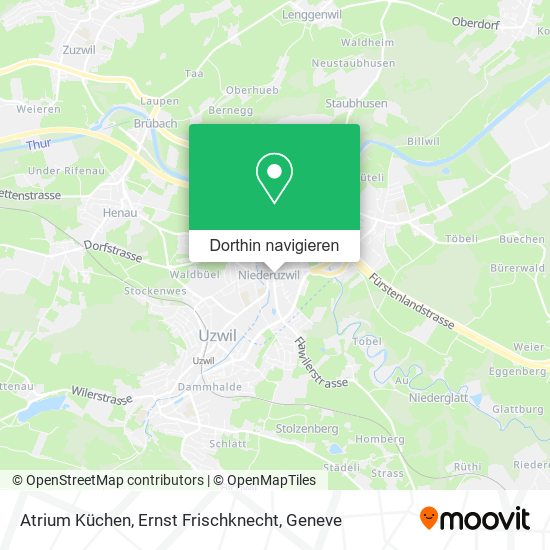 Atrium Küchen, Ernst Frischknecht Karte