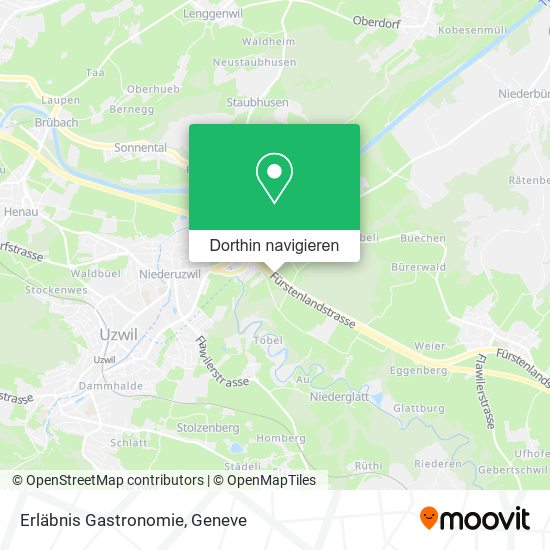 Erläbnis Gastronomie Karte