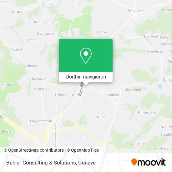 Bühler Consulting & Solutions Karte