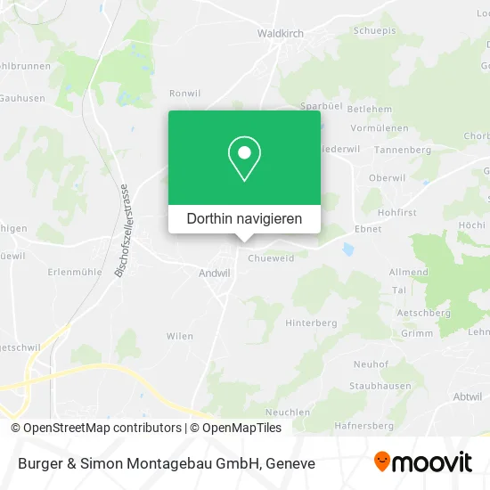 Burger & Simon Montagebau GmbH Karte