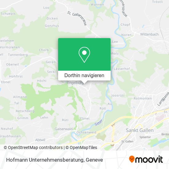 Hofmann Unternehmensberatung Karte
