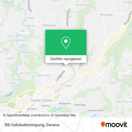 BB-Gebäudereinigung Karte