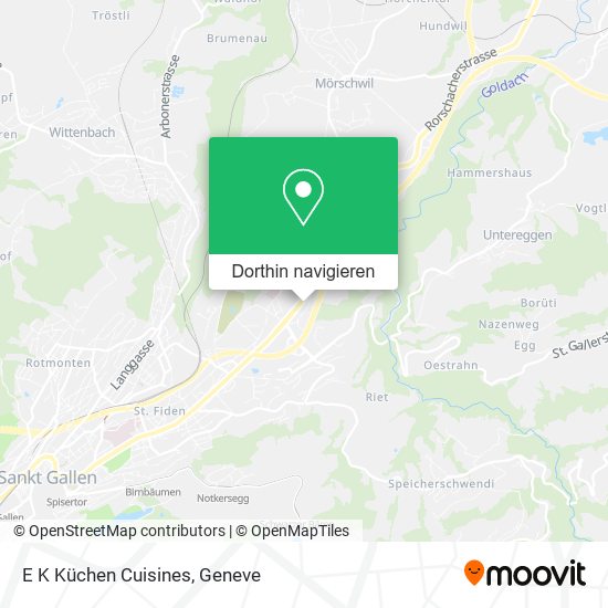E K Küchen Cuisines Karte
