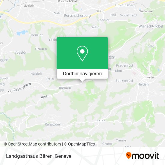 Landgasthaus Bären Karte