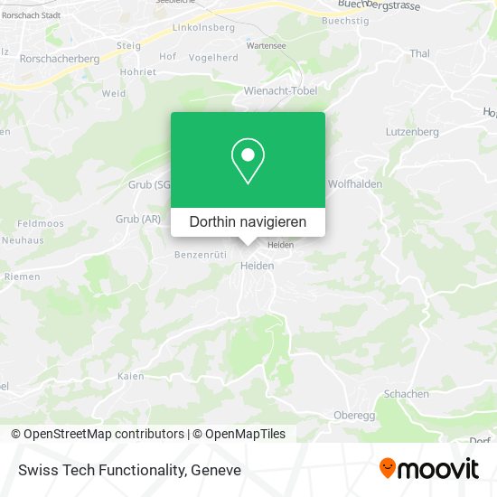 Swiss Tech Functionality Karte