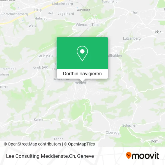 Lee Consulting Meddienste.Ch Karte
