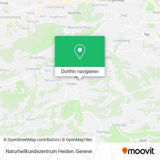 Naturheilkundezentrum Heiden Karte