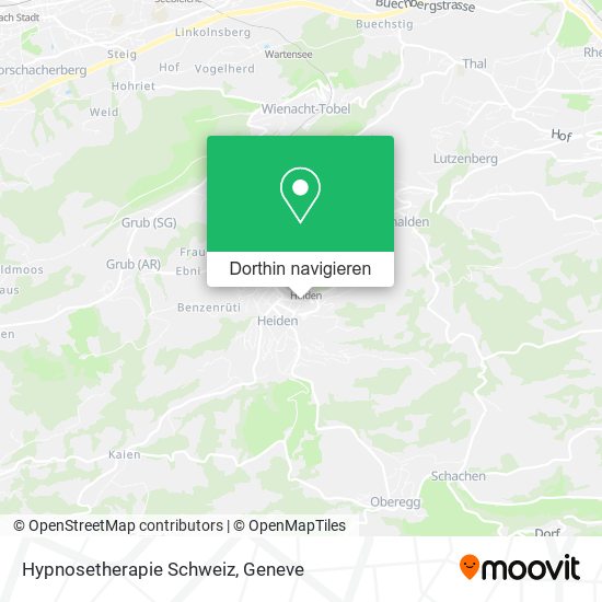 Hypnosetherapie Schweiz Karte
