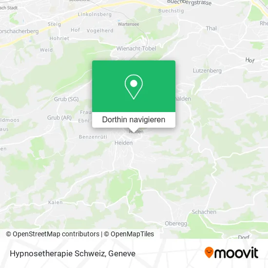 Hypnosetherapie Schweiz Karte