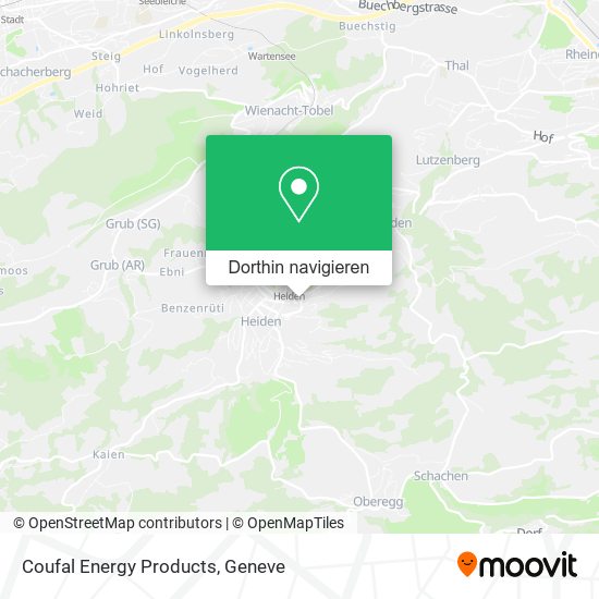 Coufal Energy Products Karte