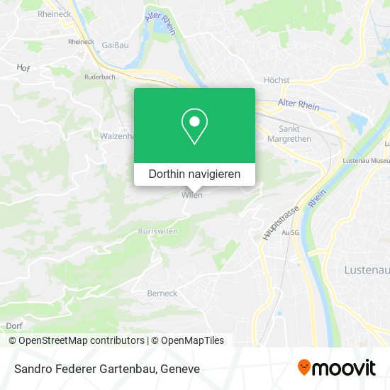 Sandro Federer Gartenbau Karte