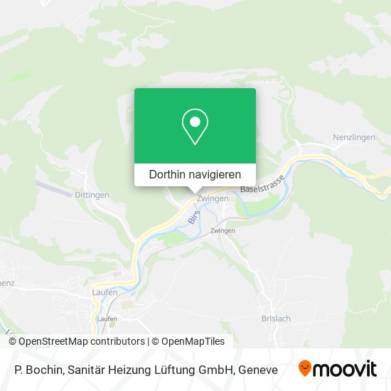 P. Bochin, Sanitär Heizung Lüftung GmbH Karte