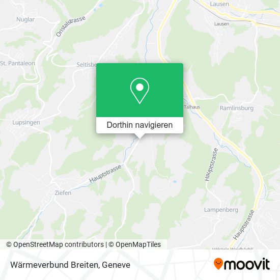 Wärmeverbund Breiten Karte