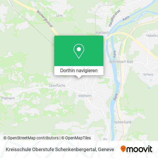 Kreisschule Oberstufe Schenkenbergertal Karte