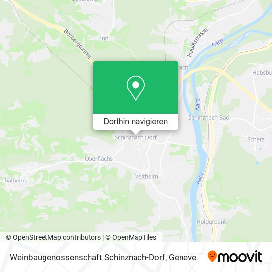 Weinbaugenossenschaft Schinznach-Dorf Karte