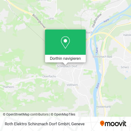 Roth Elektro Schinznach Dorf GmbH Karte