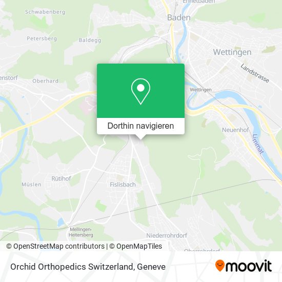Orchid Orthopedics Switzerland Karte