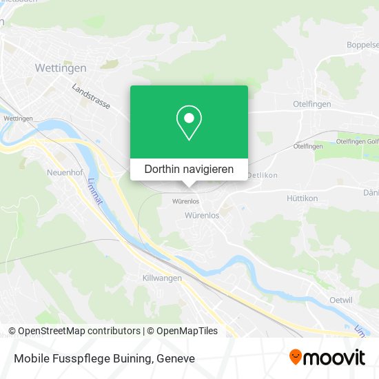 Mobile Fusspflege Buining Karte