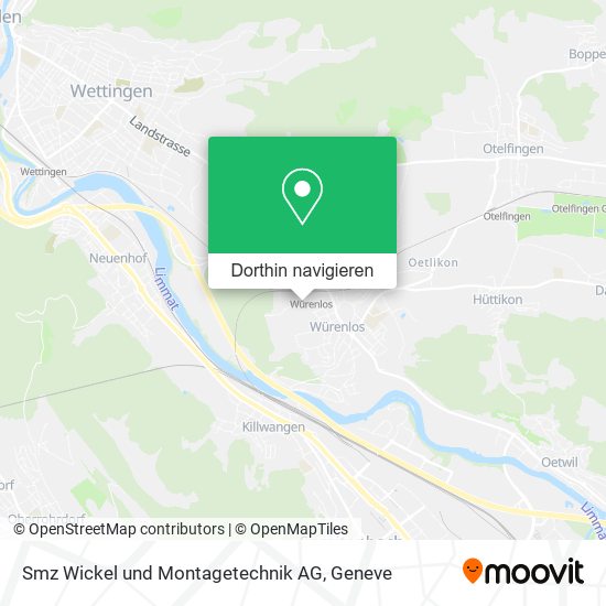 Smz Wickel und Montagetechnik AG Karte