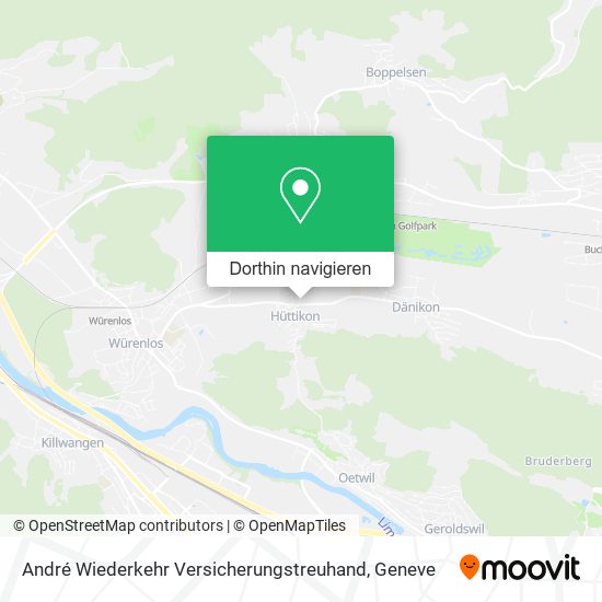 André Wiederkehr Versicherungstreuhand Karte