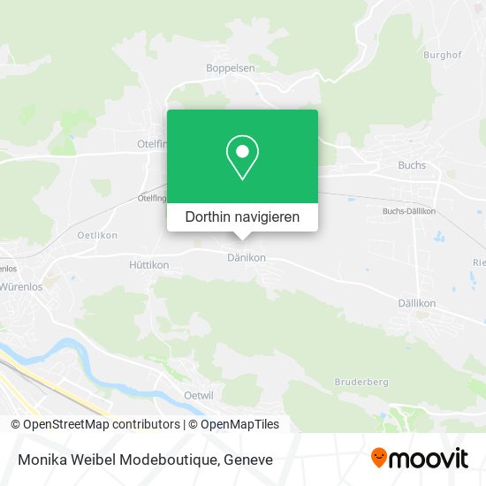 Monika Weibel Modeboutique Karte