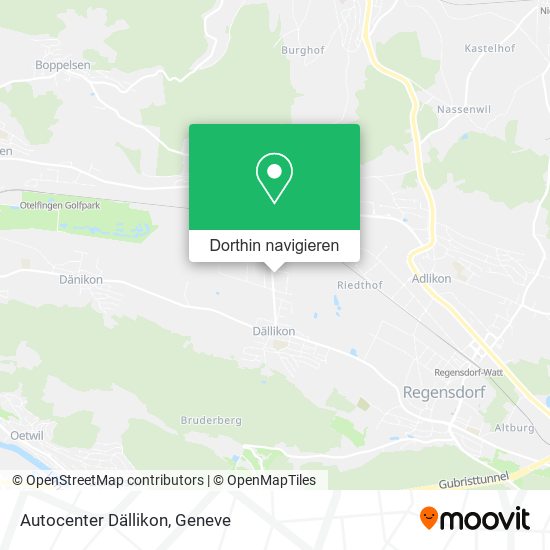 Autocenter Dällikon Karte