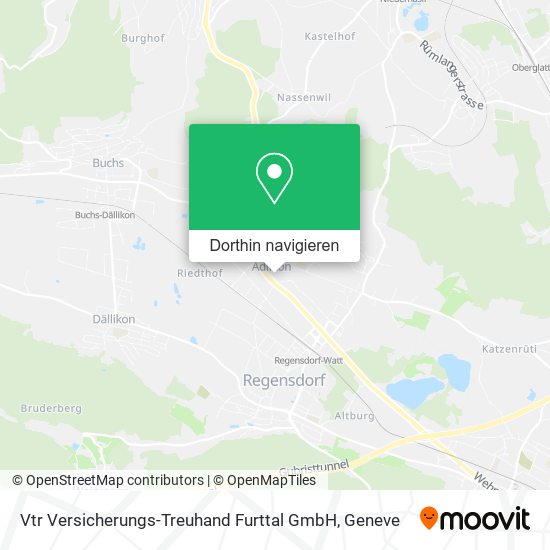 Vtr Versicherungs-Treuhand Furttal GmbH Karte