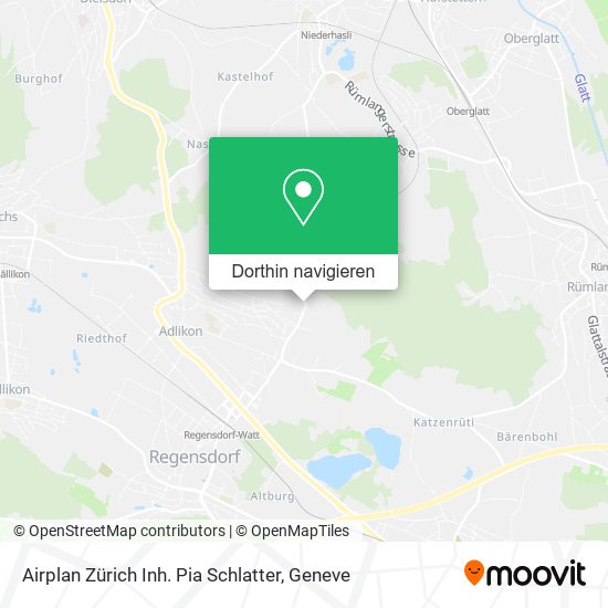 Airplan Zürich Inh. Pia Schlatter Karte