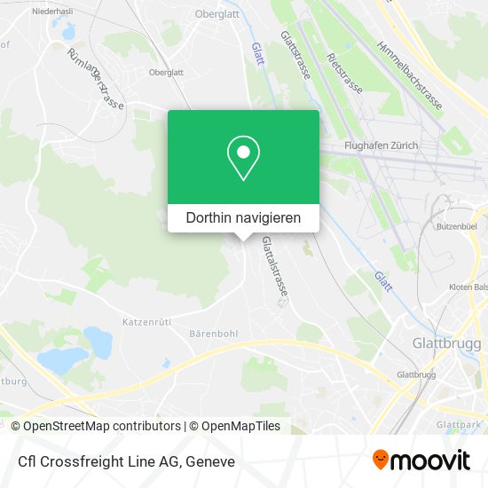 Cfl Crossfreight Line AG Karte
