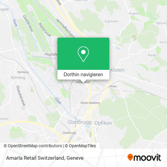 Amarla Retail Switzerland Karte