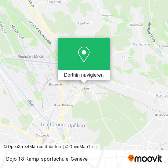 Dojo 18 Kampfsportschule Karte