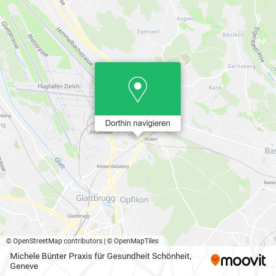 Michele Bünter Praxis für Gesundheit Schönheit Karte