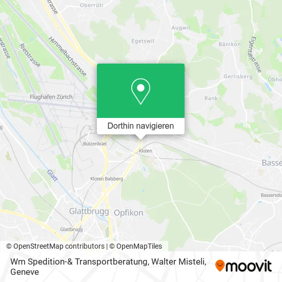 Wm Spedition-& Transportberatung, Walter Misteli Karte