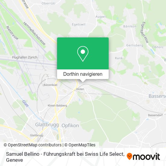 Samuel Bellino - Führungskraft bei Swiss Life Select Karte