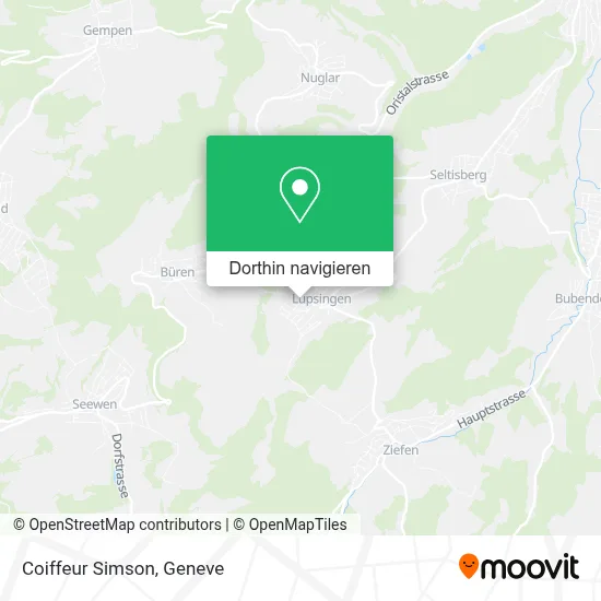 Coiffeur Simson Karte