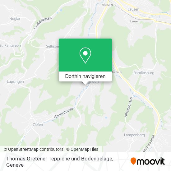 Thomas Gretener Teppiche und Bodenbeläge Karte